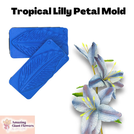 Tropical Lily Petal Mold - Craft Exotic Floral Elegance