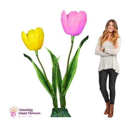 Tulip Flower Bouquet- Giant Tulips Floral Arrangement