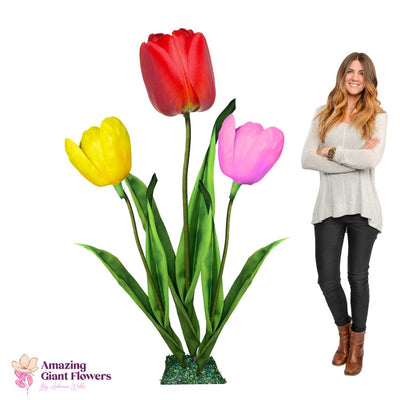 Tulip Flower Bouquet- Giant Tulips Floral Arrangement