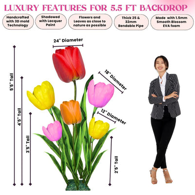 Tulip Flower Bouquet- Giant Tulips Floral Arrangement