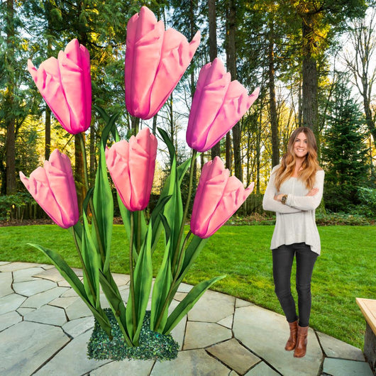 Tulip Flower Bouquet- Giant Tulips Floral Arrangement