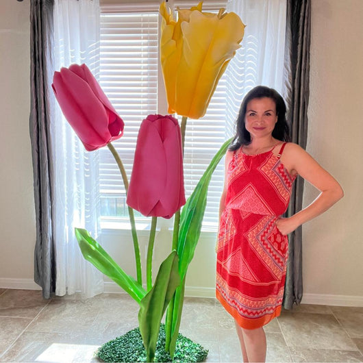 Tulip Flower Bouquet- Giant Tulips Floral Arrangement
