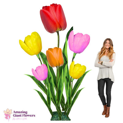Tulip Flower Bouquet- Giant Tulips Floral Arrangement