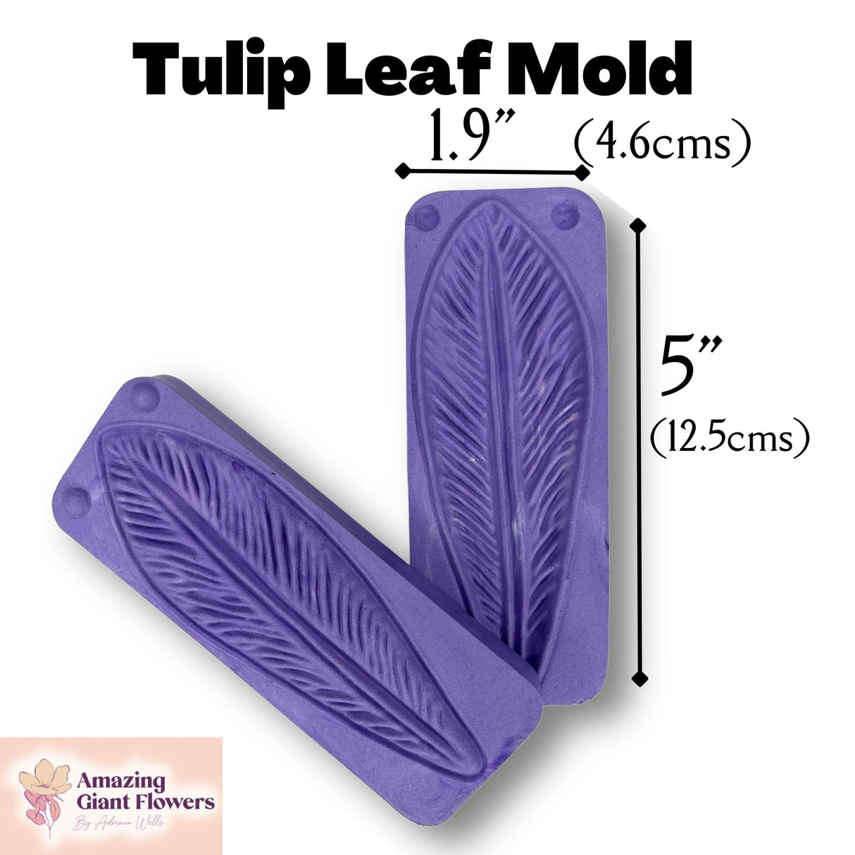 Tulip Flower Leaf Mold - Craft Realistic Leaf Accents