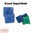 Versatile 6-Leaf Sepal Mold - Craft Flower Accents