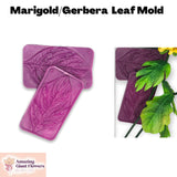 Vibrant Gerbera Daisy Leaf Mold - Craft Floral Diversity