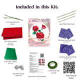 "Vintage Elegance: DIY Heirloom Rose Kit Perfect for Arts and Crafts"