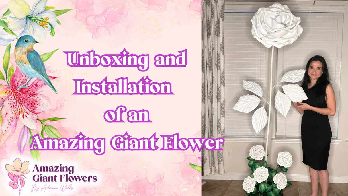 Wedding Bliss Bundle: 12 Giant Flower Backdrop Flowers-Hydrangeas, Roses and Peonies