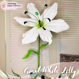 White Lily DIY Giant Flower Kit