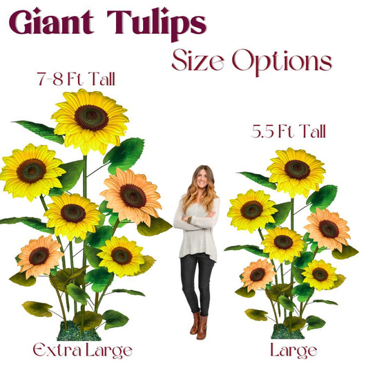 World's Tallest Sunflower - Giant Size Flower Arrangement