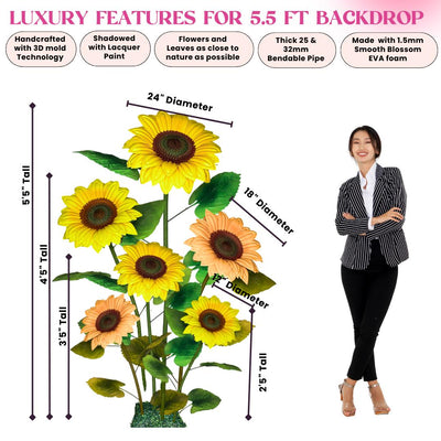 World's Tallest Sunflower - Giant Size Flower Arrangement