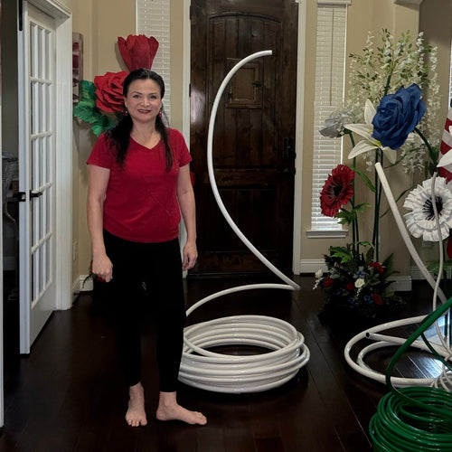 Bend Pipe PVC 25mm thickness Bendable Pipe for Flowers