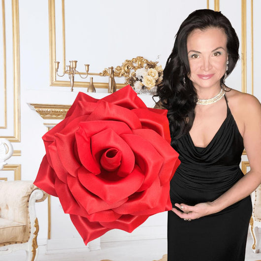 Custom Foam Wall Rose - Handcrafted Decorative Flower