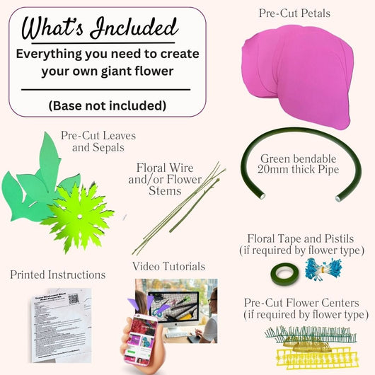 DIY Dutch Tulip– Giant Dutch Tulip Waterproof Foam, Easy Assembly, Stunning Results - amazinggiantflowers