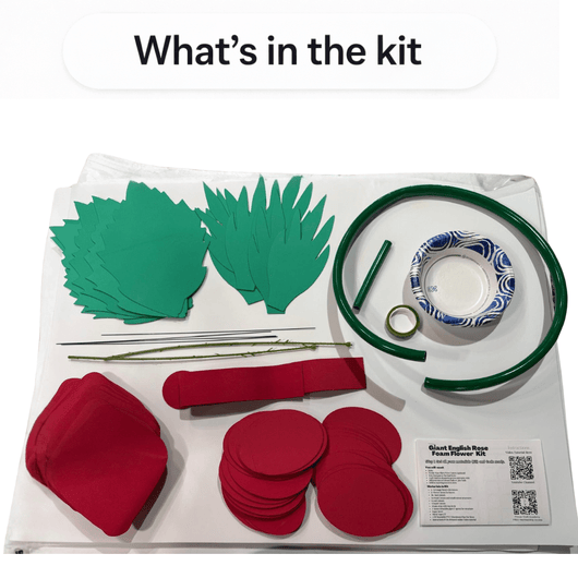 DIY English Rose Kit – Giant English Rose Flower Kit - amazinggiantflowers