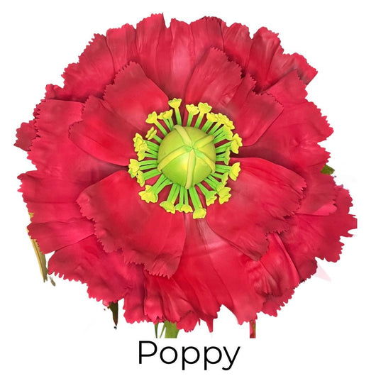 DIY Poppy Wall Flower Statement Kit - Bloom & Shape - amazinggiantflowers