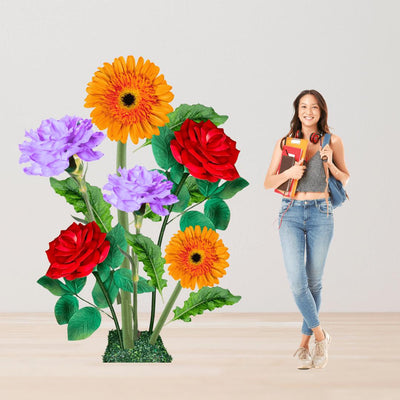 Church Decor-Giant Flower Backdrop – 5.5 ft Tall Customizable Floral Display - amazinggiantflowers