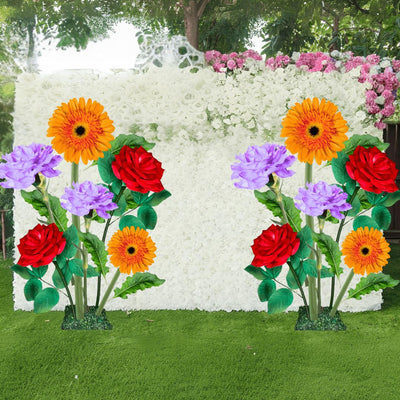 Church Decor-Giant Flower Backdrop – 5.5 ft Tall Customizable Floral Display - amazinggiantflowers
