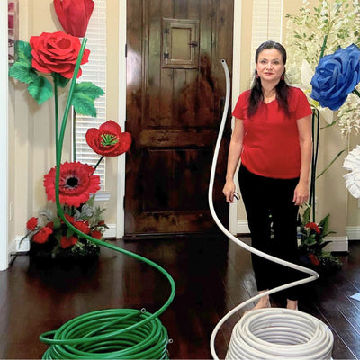 Flexible Pipe 20mm Thickness for Giant Flowers Stem, Bendable Pipe for Flowers - amazinggiantflowers