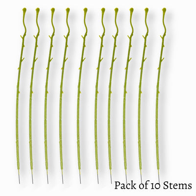 Floral Stems – Premium Flower Crafts & Supplies (10-Pack)