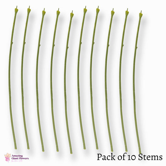 Floral Stems – Premium Flower Crafts & Supplies (10-Pack)