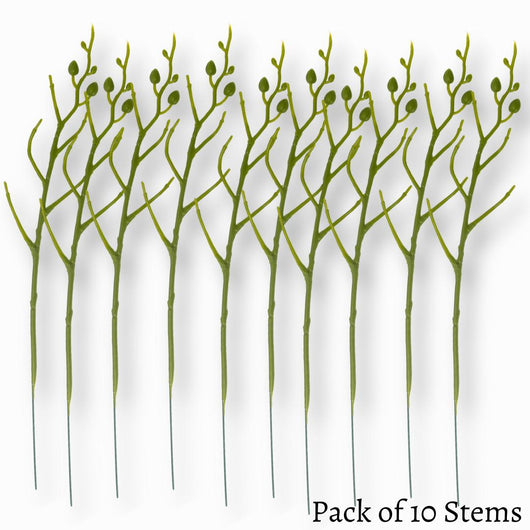 Floral Stems – Premium Flower Crafts & Supplies (10-Pack)