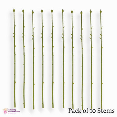 Floral Stems – Premium Flower Crafts & Supplies (10-Pack)