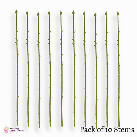 Floral Stems – Premium Flower Crafts & Supplies (10-Pack)