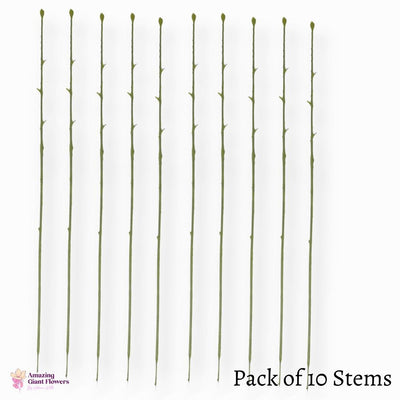 Floral Stems – Premium Flower Crafts & Supplies (10-Pack)