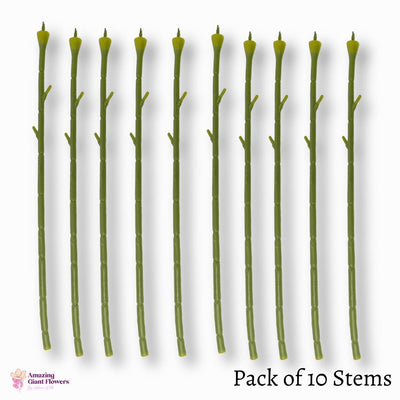 Floral Stems – Premium Flower Crafts & Supplies (10-Pack)
