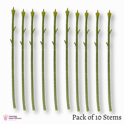 Floral Stems – Premium Flower Crafts & Supplies (10-Pack)