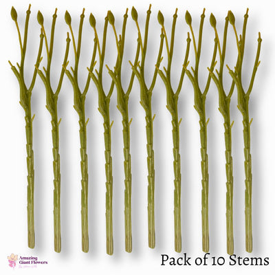 Floral Stems – Premium Flower Crafts & Supplies (10-Pack)