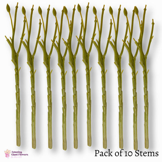 Floral Stems – Premium Flower Crafts & Supplies (10-Pack)