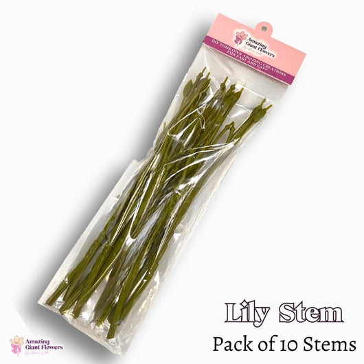 Floral Stems – Premium Flower Crafts & Supplies (10-Pack)