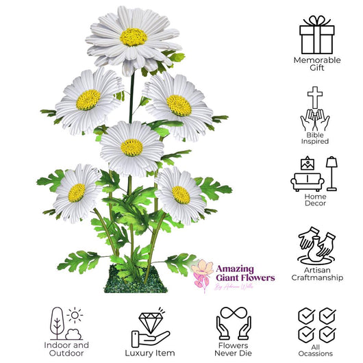 Giant Bouquet of Daisies Backdrop - amazinggiantflowers