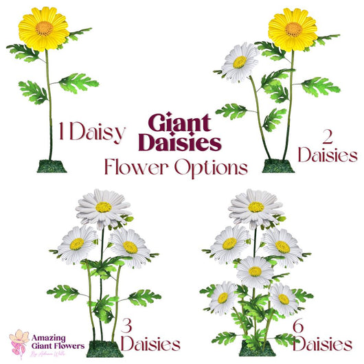 Giant Bouquet of Daisies Backdrop - amazinggiantflowers