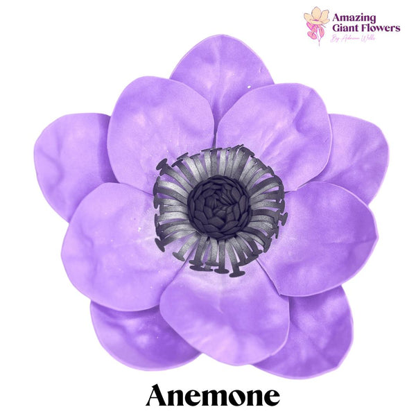 Giant Foam Anemone Wall Decoration - Handcrafted Floral Art