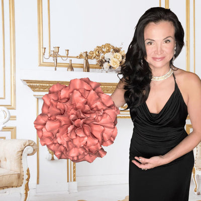 Giant Foam Carnation Wall Art - Stunning Floral Decoration