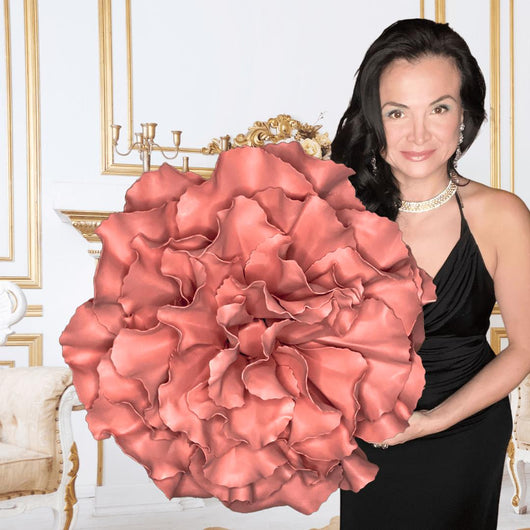 Giant Foam Carnation Wall Art - Stunning Floral Decoration