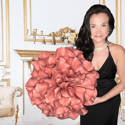 Giant Foam Carnation Wall Art - Stunning Floral Decoration