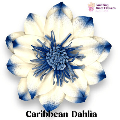 Giant Foam Dahlia Wall Decor - Exquisite Floral Artistry