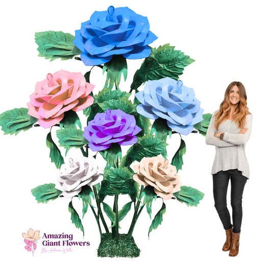 Giant Rose Bouquet Backdrop