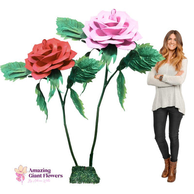 Giant Rose Bouquet Backdrop