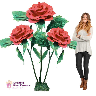 Giant Rose Bouquet Backdrop