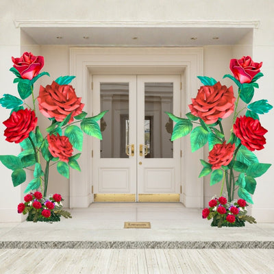 Giant Rose Bouquet Backdrop - amazinggiantflowers