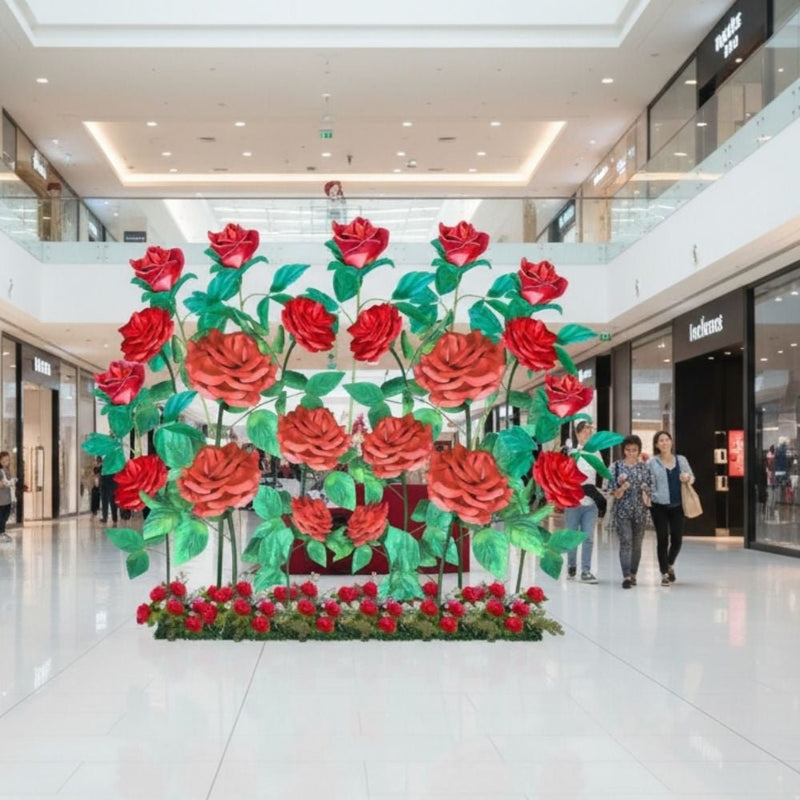 Giant Rose Bouquet Backdrop - amazinggiantflowers