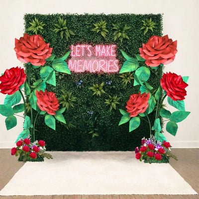 Giant Rose Bouquet Backdrop - amazinggiantflowers