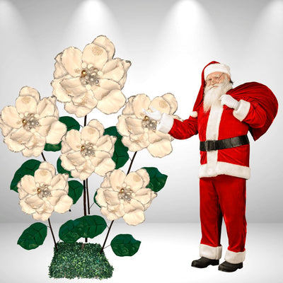 Giant Magnolias Bouquet Backdrop - amazinggiantflowers-Giant Magnolias