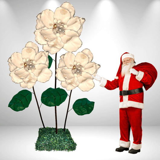 Giant Magnolias Bouquet Backdrop - amazinggiantflowers-Giant Magnolias