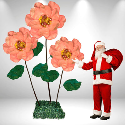 Giant Magnolias Bouquet Backdrop - amazinggiantflowers-Giant Magnolias